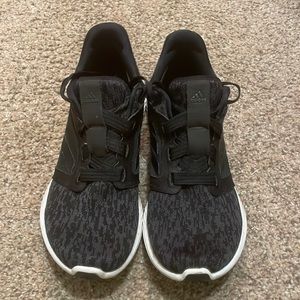 Adidas edge lux 3 black leopard sneakers. Sz 9